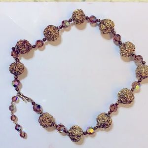 Vintage crystal necklace